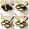 Four hole non stick frying pan - perfect for eggs, pancakes, etc. | Durable iron material | Perfect for home and restaurant use