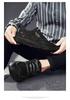Men's Plus Size Ultra-fiber Casual Low-top Hand-stitched Shoes