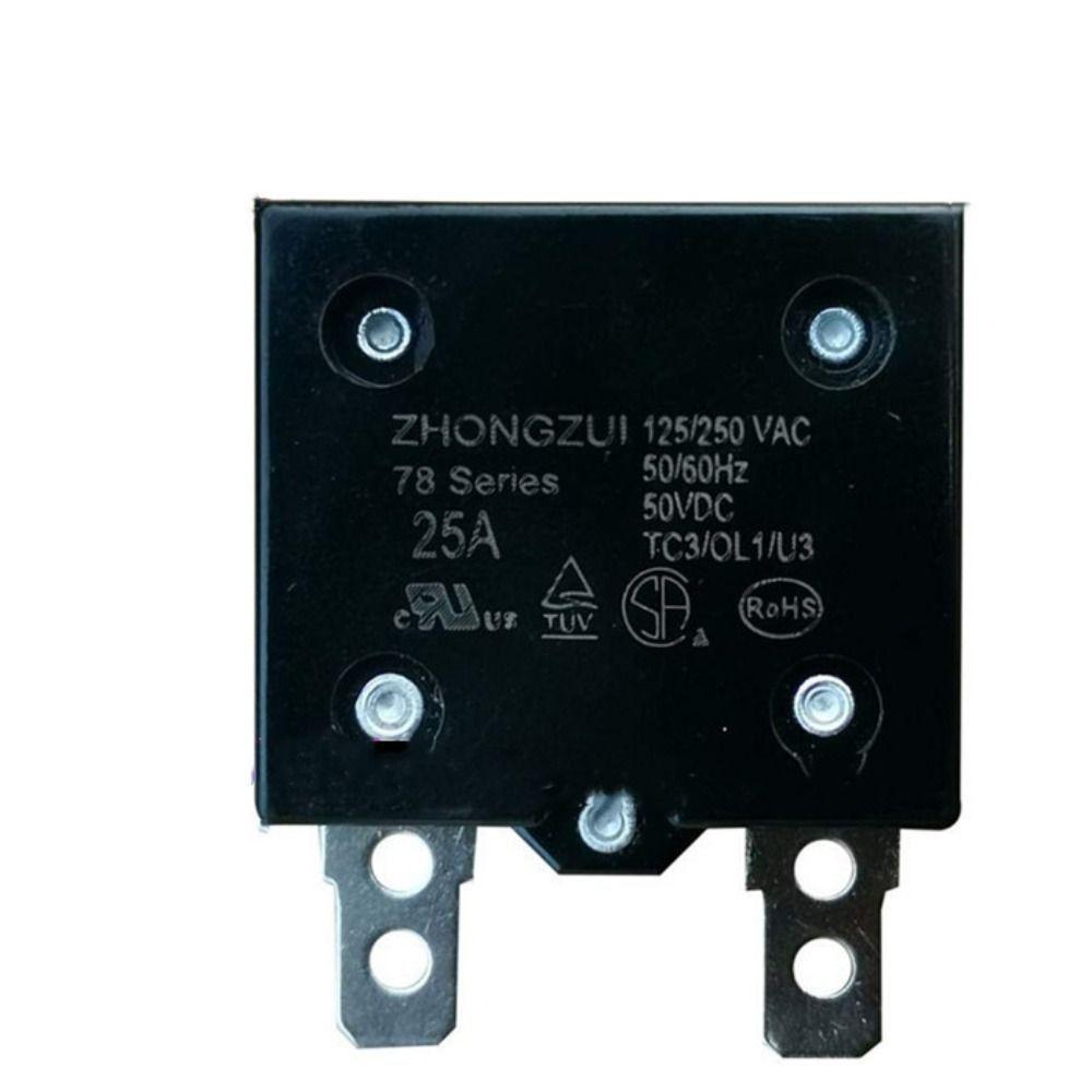 7A 10A 15A Children's RC Toys Relay Fuse Therma Switch Current Overload Protector Reset The Relay