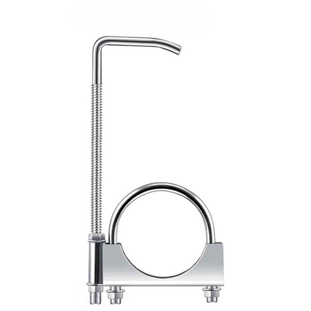 Rear Muffler Hanger Exhaust Clamp 25Inch 3Inch With Hook For Automobile Heavy Duty Exhaust System Installation Car Parts 1 Pcs