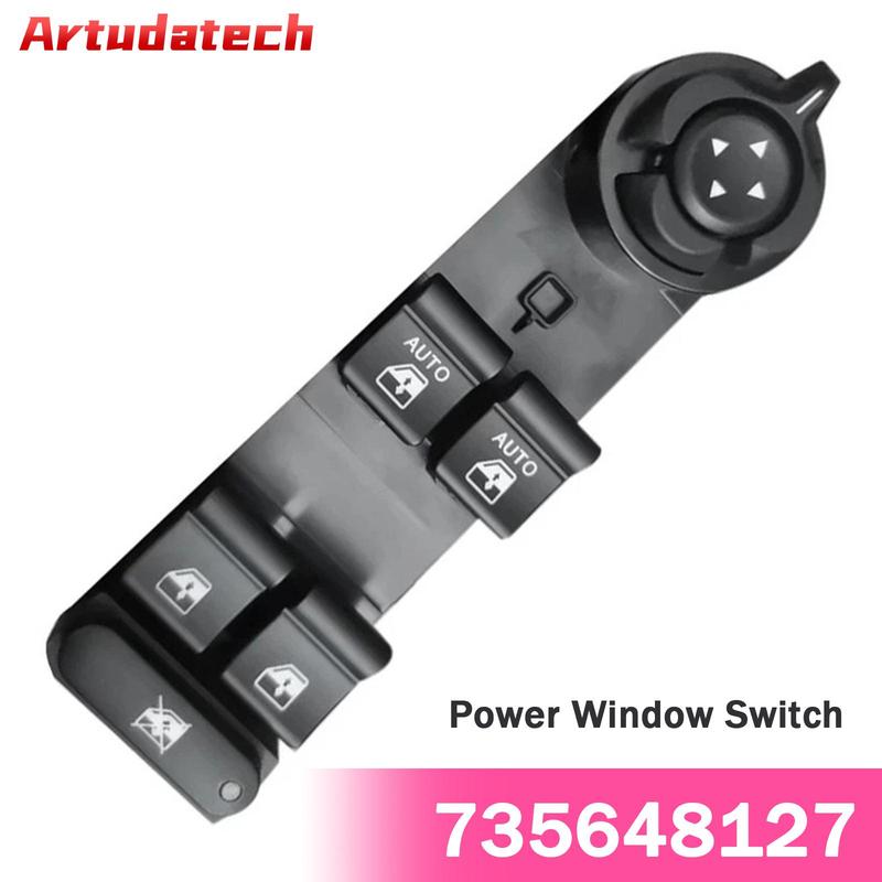 Artudatech Power Window Switch LHD Driver Side for Jeep Renegade 2016- 735648127