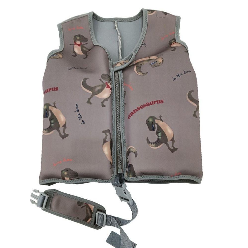 Anti Rollover Child Buoyancy Vest Adjustable Inflation-Free Swimming Vest  Child