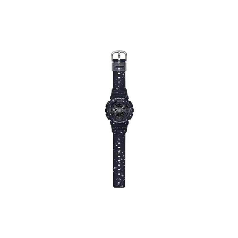 Casio BABY-G Fashionable Retro Street Classic Pointer Dual Display Dial Waterproof Movement Quartz Movement Resin Strap Japanese and BA-110ST-1A