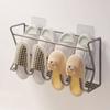 Double Layers Shoe Rack Waterproof Carbon Steel Shoe Drying Hanger Large Load Bearing Rust-proof Shoes Storage Hooks Socks