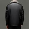 Men's Genuine Leather Jacket New First Layer Sheepskin Men's Business Casual Slim Fit Jacket