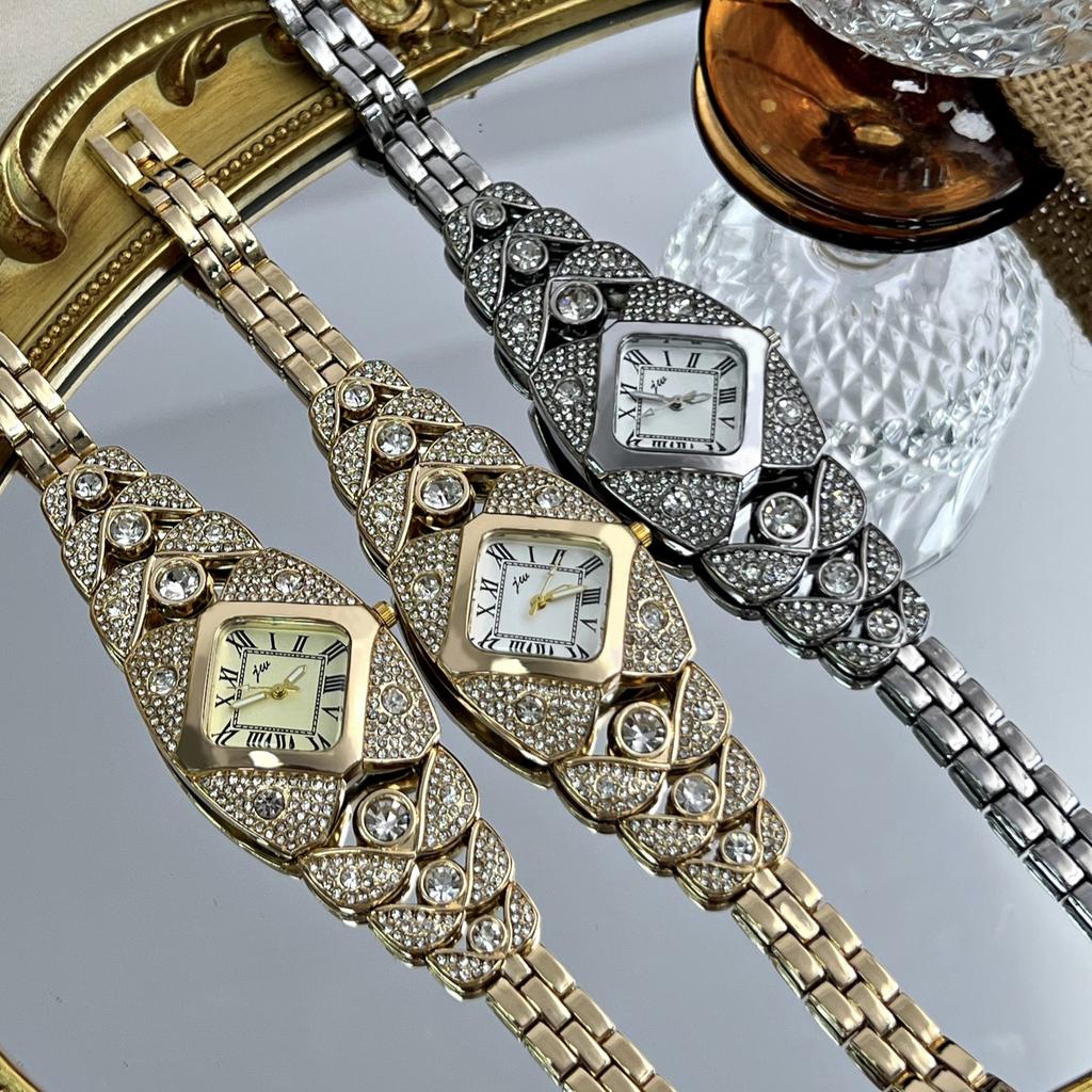 Brand Watch Light Luxury Niche Quartz Women's Watches Retro Full of Diamonds high-end Feeling Ladies Fashion Clock Wristwatches