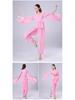 White Chiffon Flowy Yoga Top: Sleeved Dance Rhythm Modal for Performance and Spirit.