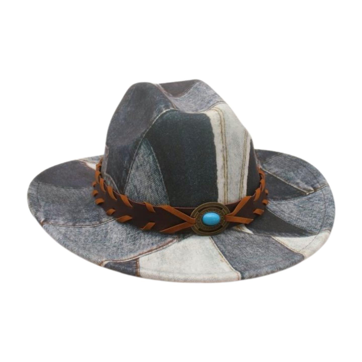 

Vacation Travel Street Shooting Felt Hat Western Vintage Cowboy Hat Photography Stage Performance Jazz Hat [one word top] one size fits all