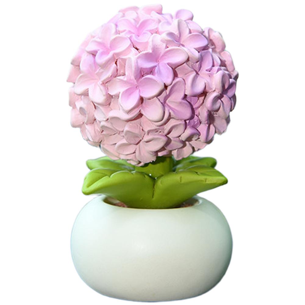 Мини Цветы в Горшках Смоляные Украшения Лилии Реалистичные Лепестки Живой Внешний Вид Не Требуют Полива Не Требуют Солнечного Света China Mainland