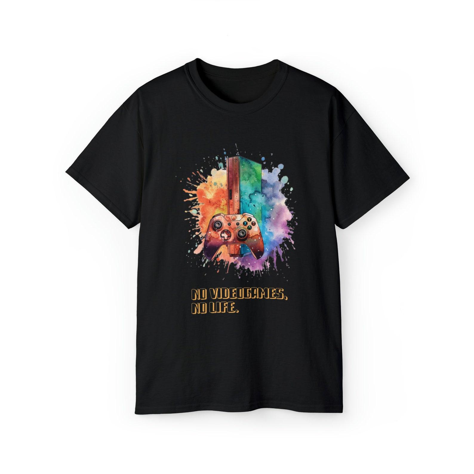 No videogames No life V1 Unisex Ultra Cotton Tee 2XL