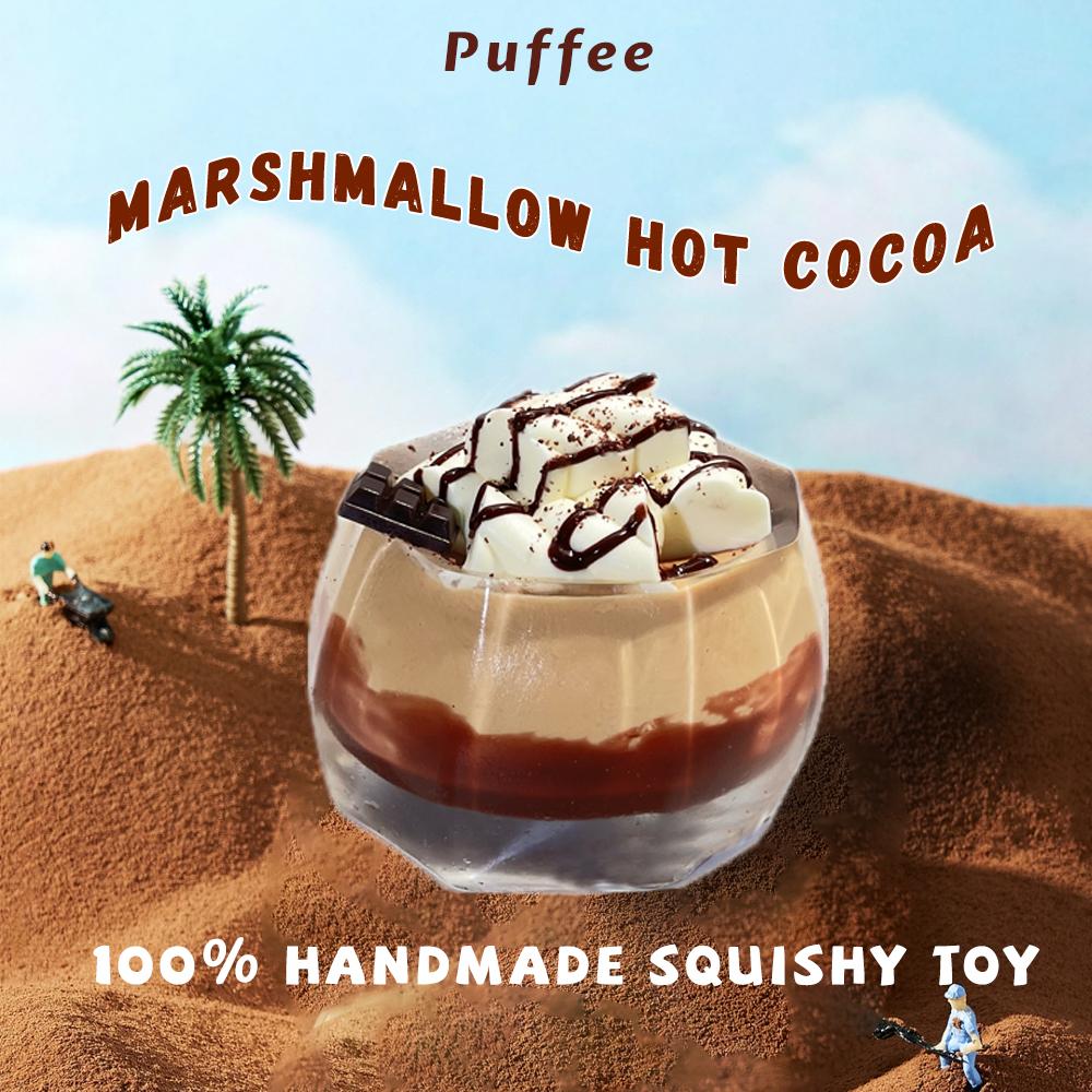 

Bubble Milk Tea Food-Grade Silicone Squishy Toy, Marshmallow Popular Cocoa, Creamy Plush Adhesive Toy, Taba Squishy, Boba Drinks