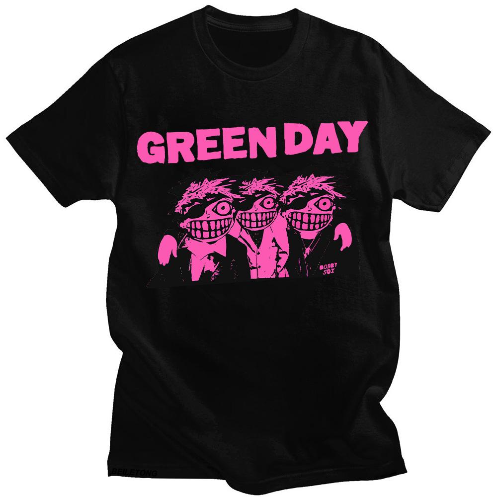 

Футболки рок-исполнителя Green Day Футболка Green Day Alternative Song Dilemma Топ Новая футболка в эстетике Харадзюку Оверсайз Хип-хоп Уличная одежда 4XL