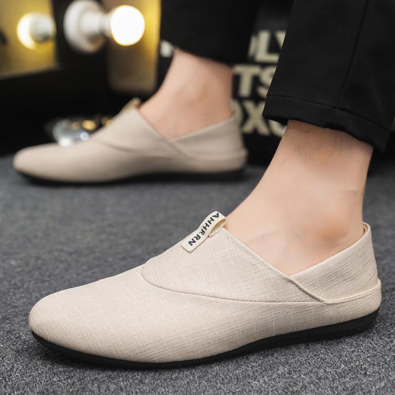 Fashion Fashion Men Lazy Shoes Italian Casual Slip On Minimalist Loafers Brand Comfy Soft Bottom Driving Shoes Big Size Shoes