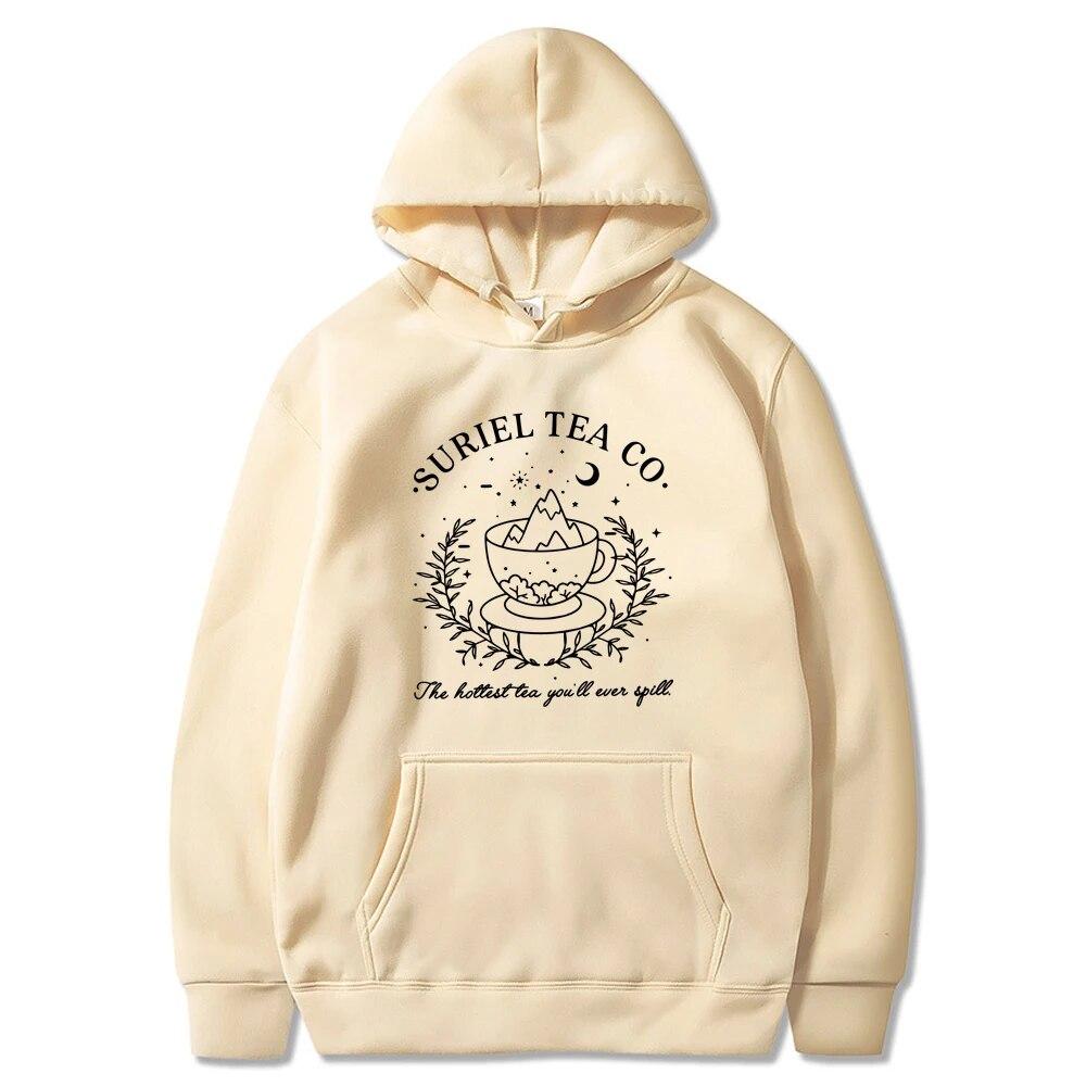Suriel Tea Co Mikina Vintage Velaris A Court of Thorns and Roses Mikina s kapucí Acotar Night Court Sweater SMJ Bookish Mikina Unisex Mikina