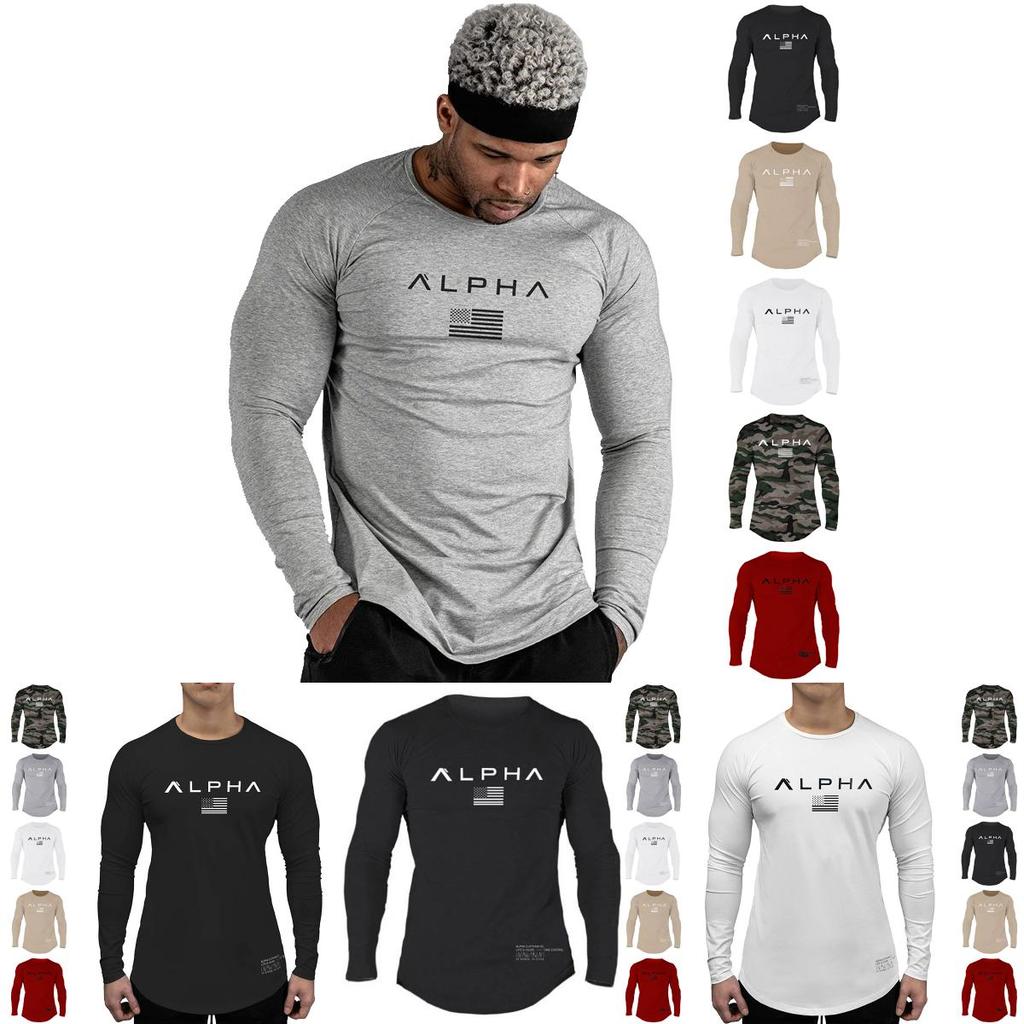 Men's Gym Bodybuilding Fitness Muscle Workout Crew Neck T-shirt With Soft Breathable Material