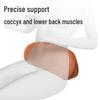 Car Lumbar Support Cushion - Slim Memory Foam Pillow for Coccyx and Waist Protection
