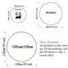 Circular Area Rug Creative Street Track Town Map Pattern Non Slip Washable Ground Blanket for Gaming Zone Living Room Decor
