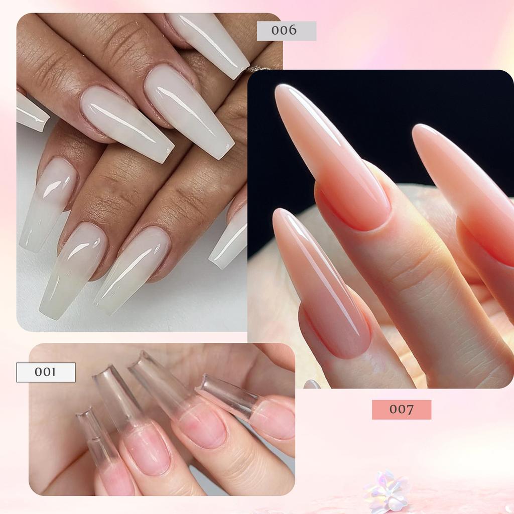 Nail Art Tools Kit 15ml Extension Gel Cat Eye Gel Polish 10pcs Set No UV Light Needed Beginner Set