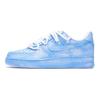 Air Force 1 07 Air Force 1 Leder Thermische Abdeckung Niedriger Schaft Skateboard Schuhe Herren Blau Weiß CW2288-111(TeamR-S-BOX)