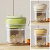 2-in-1 Portable Ice Cube Maker And Tumbler with Straw Leak-Proof BPA-Free Plastic Cup Easy-Release Silicone Mold for Cold Drinks Travel Outdoor