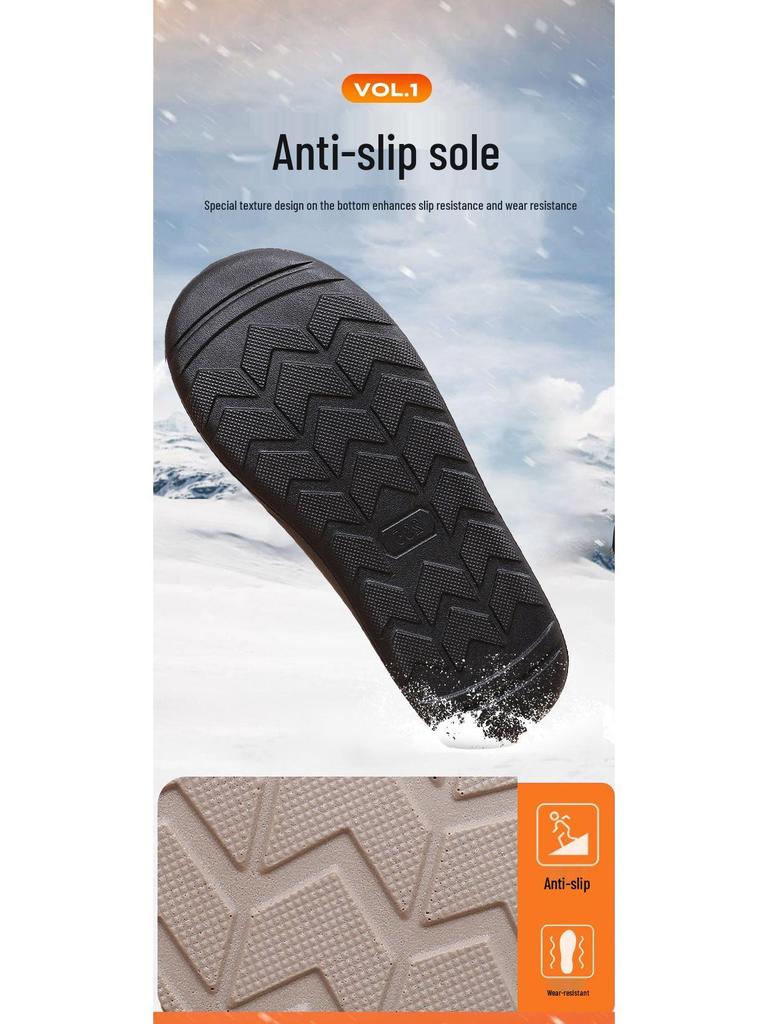 Koreanischer Stil Mode 2025 Winter Warm Wasserdicht Rutschfest Damen Schneestiefel, Plus Samt und Dicke Baumwolle Komfort.