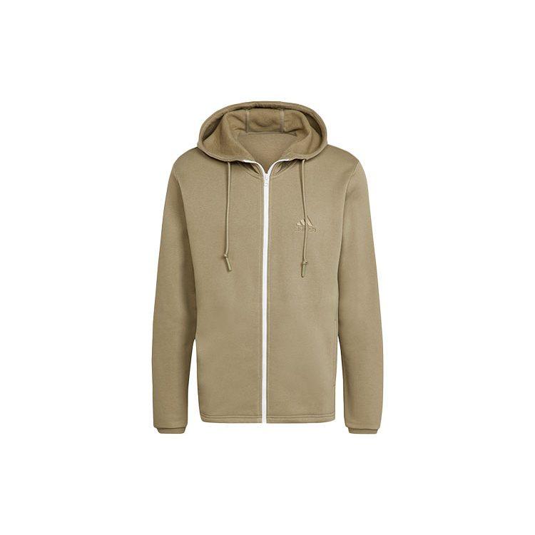 Adidas Jackets Men's Light Green Hooded Moderate Other HU0294