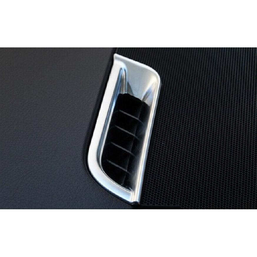 2008-2015 2X Left And Right Air Outlet Vent Trim Matte Silver For Land Rover LR2