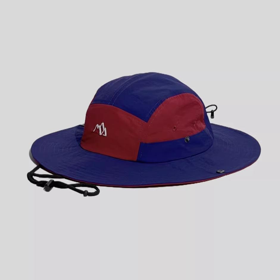 Mountain Color Matching Bucket Hat Outdoor Quick-drying Sun Hat Sun Protection Hiking Camping Basin Hat
