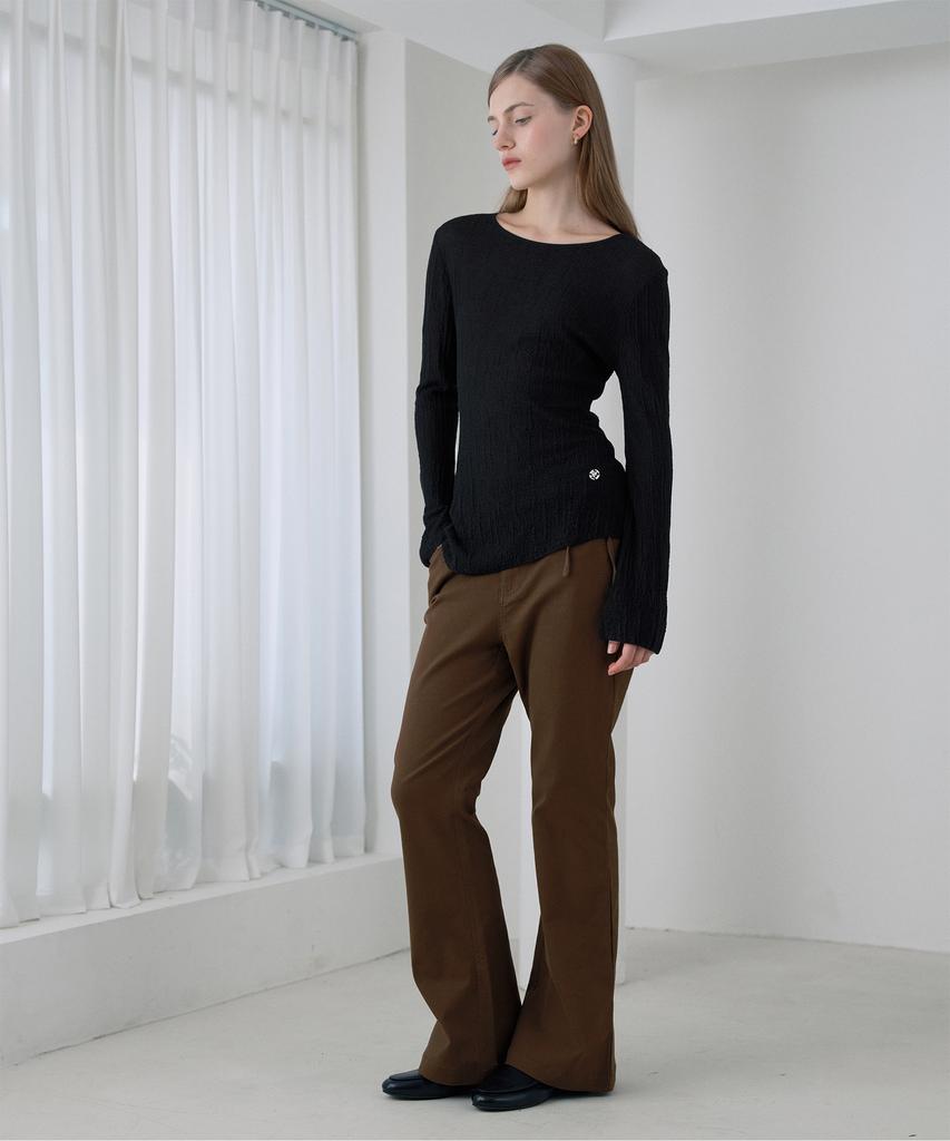 JUCYJUDY Boat Neck Knit Pullover Jzkt021D