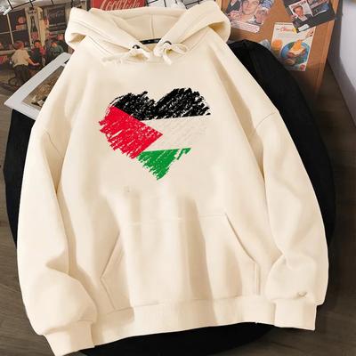 Palestine Hoodies Male Plus Size Hip Hop 2022 Printed Male Hoddies Clothing Harajuku Hip Hop