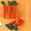 Pet Supplies Cotton Rope Woven Carrot Chew Toy for Teeth Cleaning and Knotting for Dogs