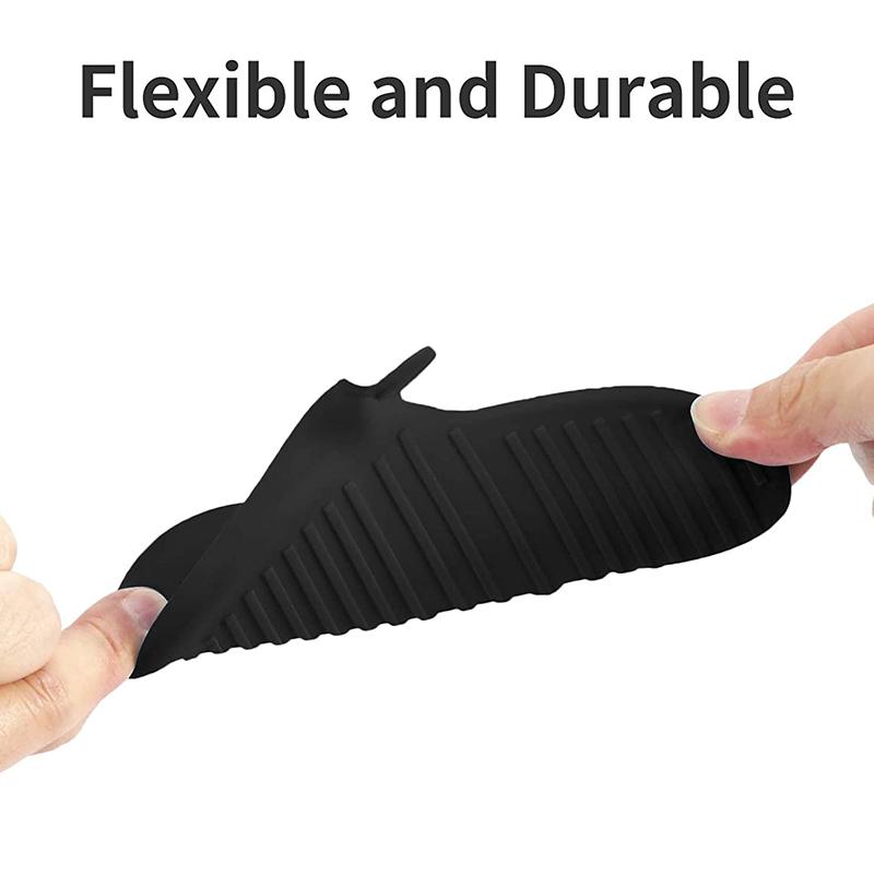Silicone Microwave Oven Mitts Anti-Slippery Flexible Mitts for Grilling Barbecuing Kitchen Bakeware Tools Accessories