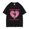 Funny Kanye West Meme T-Shirt Y2k Vintage Hip Hop Rap Style Tshirt Casual Loose Short Sleeve O Neck Print Streetwear Unisex