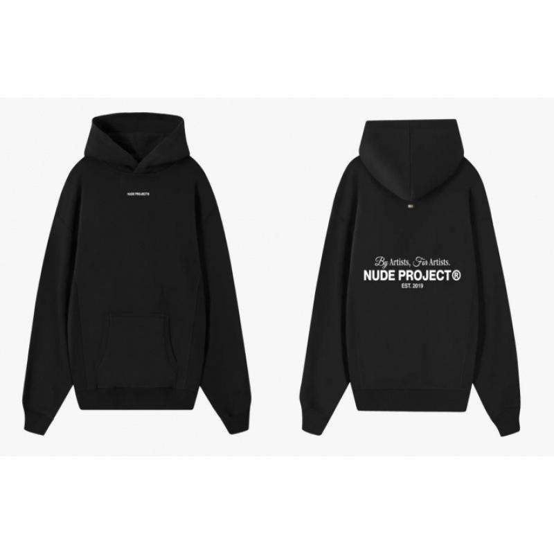 D11-Cotton-containing blended men's and women's versatile sweater fashion long-sleeved street fashion loose hoodie