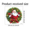 Christmas Wreath Sticker Glass Window Wall Decoration Wall Sticker Self-adhesive