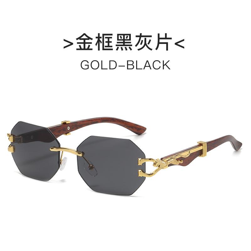 Metal Frameless Unisex Sunglasses Women Punk Eyewear Outdoor Sports Cycling Driving Shades Anti UV400 Protection