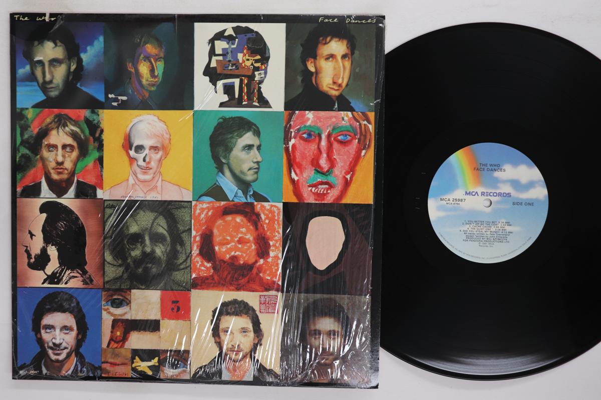 

LP Record WHO Face Dances MCA25987 MCA 1989 US Rock Used
