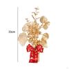 Chinese Year Decoration Tree Ornament Artificial Bonsai Charm Adornment Art Crafts for Indoor