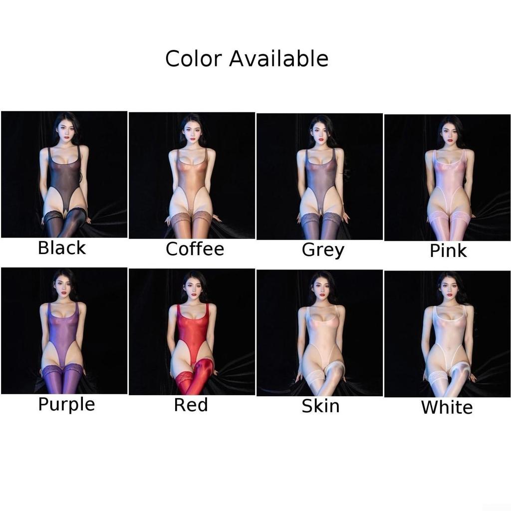 Breathable Jumpsuits Underwear Crothless Leotard Nightwear