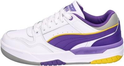 Rebound Retro Unisex Sneakers White/team Purple/yellow Sizzle