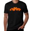 Black Cat Pumpkin Patch Tshirt Soft Casual Short Sleeve Cotton Tee Tshirt