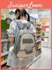 Carino Zaino Squalo Per Bambine Con Nylon E Design A Cartoni Animati Per L'Uso Scolastico