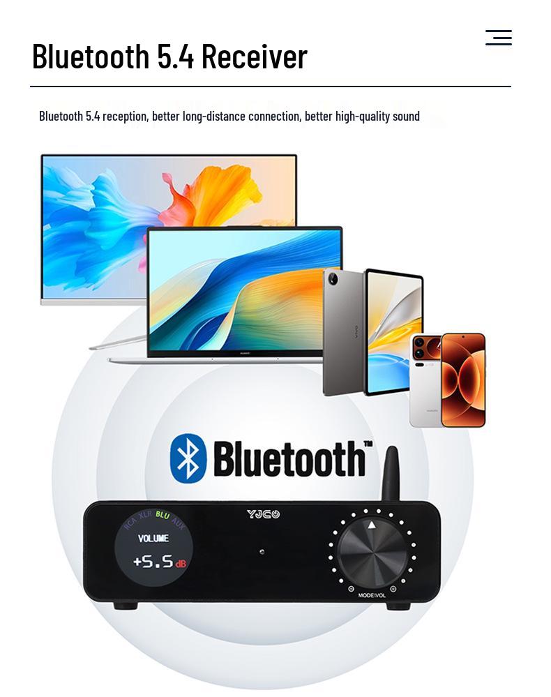 D325Q HiFi Bluetooth Digital Audio Amplifier with Remote Control