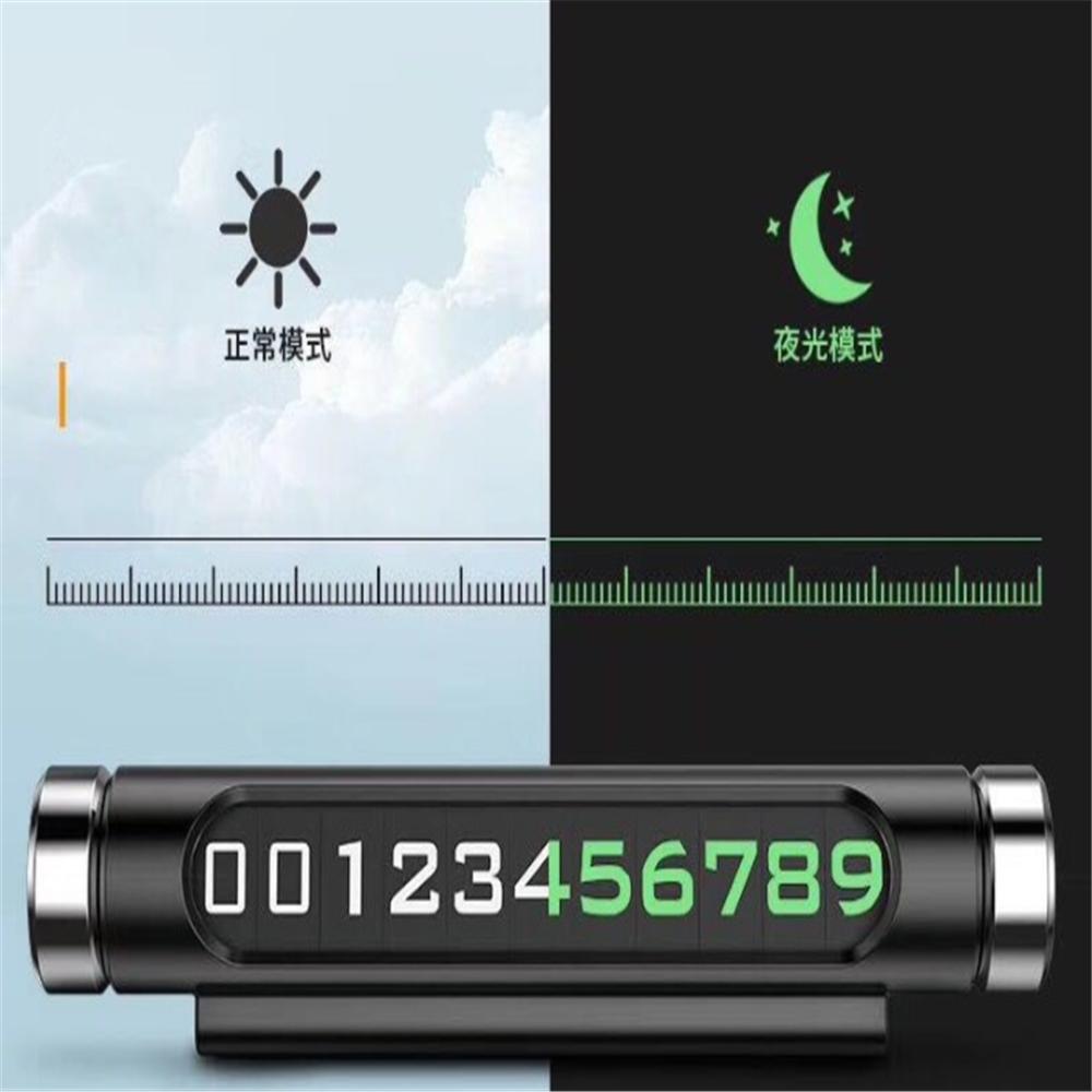 Temporary Car Parking Number Card for Jeep Cherokee 5 KL KK Commander Grand Cherokee 4 WK2 Car Accessories