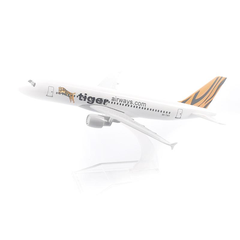 

1/400 Scale 16cm Tiger Airways Airbus A320 Airplane Model Airplane Diecast Metal Planes