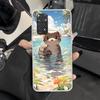 Animal Otter Cute Cartoon Phone Case for Xiaomi Redmi Note 14 13 12S 12 11S 11T 11E Pro Plus 11 10 10S 9S 5G Soft Silicone Cover