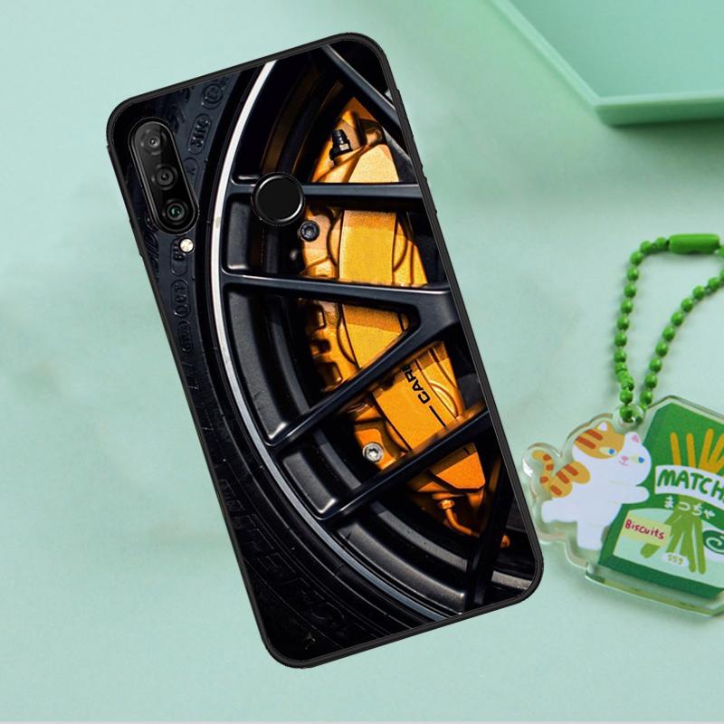 Sports Car Wheel Tire Speed For Huawei Nova 12s 12i 11i 7i 8i 9 10 SE Y91 Y90 Y60 Y70 Y72 Y61 P60 Pro P30 P40 Lite Case