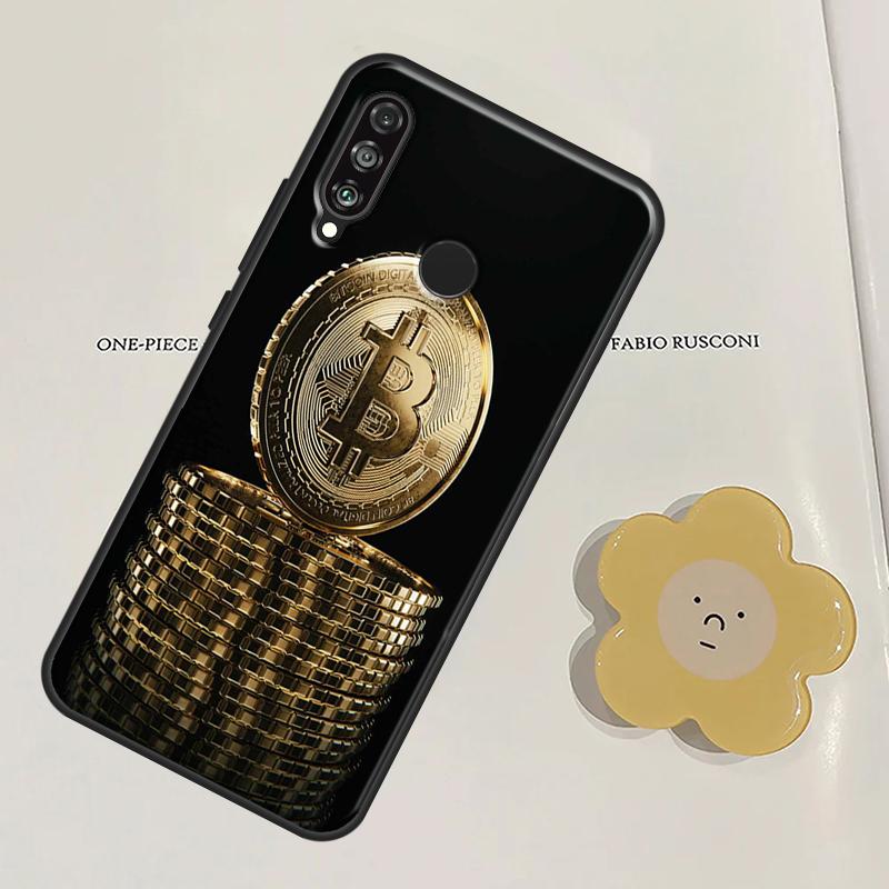 BTC Bitcoin For Huawei Nova Y60 Y70 Y90 Y61 Y91 3i 7i 8i 11i Nova 11 9 10 SE P20 P40 Lite P30 Pro Case