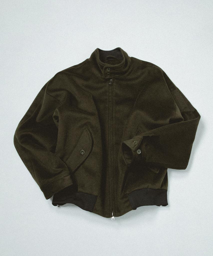 Publicfigure Wool Blend Harrington Jacket_Khaki