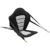 Kayak Seat, 1 Pack 12 mm Thick, Universal Paddle Board Seat with Back Support, Sit-on-Top Soft Padded Cushion with Storage Bag & Adjustable Straps for